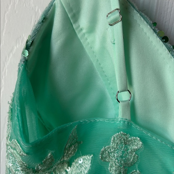 Stunning embroidered sequin stunner mini dress - Picture 6 of 9